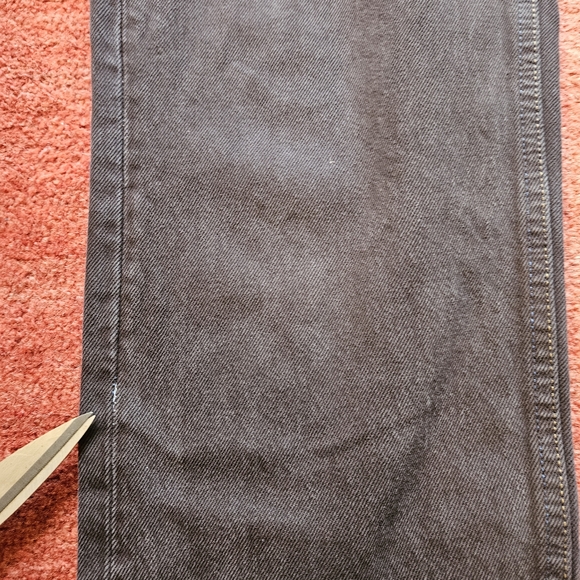 Levi's 501 Vintage 90's Brown Button Fly Denim Jeans Made In Canada W31 L36 - Picture 11 of 11